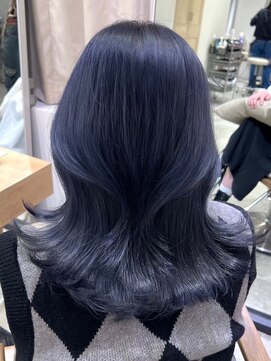 ノイ(noi) 顔周りレイヤーカットグレージュカラーくびれボブベージュカラー