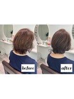 ヘアメンテ(Hairmainte) 顔周り似合わせ ミディアムカット ver.5