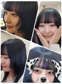 顔周りレイヤー☆姫カット