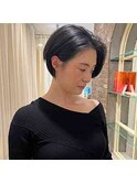 □大人耳掛けショート□【高田馬場・髪質改善】