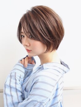 ヘアーリゾートガーデンヴェール(Hair Resort Garden VERT)の写真/【新松戸駅1分】失敗したくないショートヘアは実力派Stylistが揃う《Garden》にお任せ。[新松戸］