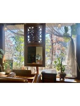 【40代からのエイジングケアサロン】こんなところにこんなサロンが…♪緑に囲まれた空間で寛ぎの時間を