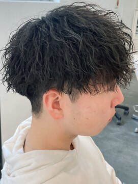 バース バイ ハピネス(BIRTH by happiness) 奈良men's縦落ちツイストスパイラルパーマ