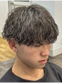 波巻きパーマ