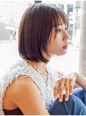 伸ばしかけボブ×顔回りカット