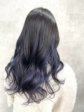 ルノン(LUNON) ホワイトグレージュミニウルフチェリーブラウンデジタルパーマ