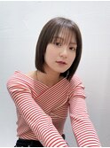 ミニウルフレイヤーカット顔周り前髪韓国ショートボブ/池袋
