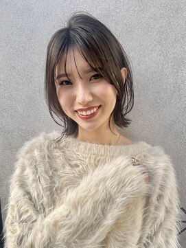 プランツヘアー ナチュラルミディアムヘア 20代30代福岡博多美容室