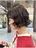 似合わせカット ボブパーマ　パーマ ミニボブ 切りっぱなしボブ