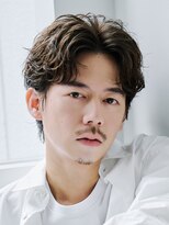 フィフス(fifth) 原宿毛流れフェザーパーマビジネスセンターパートヘア黒髪fifth