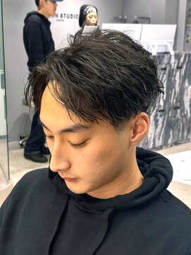 波巻きパーマ　【下北沢/メンズパーマ/メンズサロン】