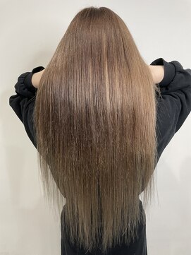 ヘアーデザイン ジェルム(Hair Design germe) プルエクステストレートヘア #しのだスペシャル