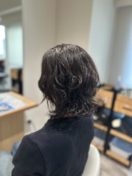 ソイクフ 四条大宮店(SOY-KUFU) ウルフカットセミロングミディアム外ハネボブレイヤーカットボブ