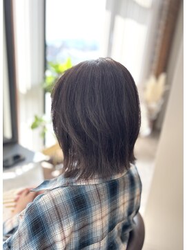 クレイン バイ パプスドコワフュール 宝塚中山寺(Crane by Pap'sde coiffeur) グレージュボブ