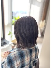 クレイン バイ パプスドコワフュール 宝塚中山寺(Crane by Pap'sde coiffeur) グレージュボブ