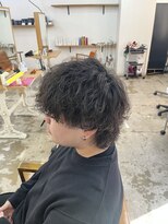 トレドエイト バイ ヘッドライト 横浜店(toledo8 by HEADLIGHT) マッシュウルフ×波巻きパーマ