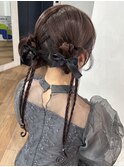ヘアセット　カチモリツイン　渋谷駅