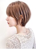say.イメチェンショートボブひし形ショートクールショート前髪