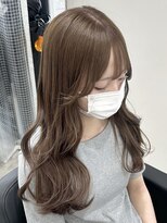 ワク 西尾店(waku) ミルクティーベージュダブルカラーケアブリーチインナーカラー