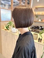 シロ 甲東園店(SHIRO)&nbsp;丸みボブ/ミニボブ／艶カラー/透明感カラー