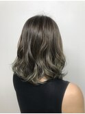 "wealstar  hair design"天王寺あべの グレーバレイヤージュ☆