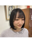 ◎ティーンに大人気の前下がりボブ◎