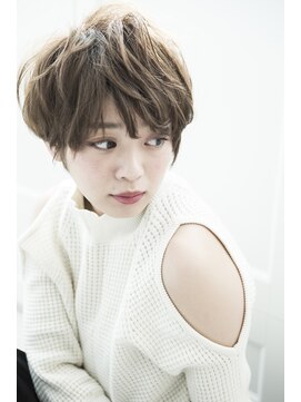 ミエル ヘア 新宿(miel hair) 〈mielhair新宿〉大人可愛いナチュラルショート