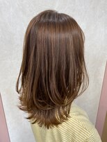 カームバイリコ 学芸大学(calm by liko)&nbsp;美髪/大人かわいい/こなれミディ/サンドベージュ[学芸大学]