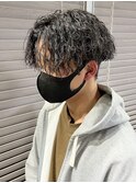 メンズカット パーマ ツイスト スパイラル マッシュ 