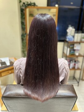 美容室 パルス 静岡鷹匠店(PALS) ラベンダーベージュ 髪質改善 ダブルカラー 透明感カラー