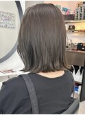 ナチュラルボブフルカラーケアブリーチダブルカラーミニボブ韓国