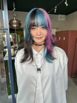 クペウ アエレ(cope'u aele)&nbsp;デザインカラー/ウルフカット/レイヤーカット