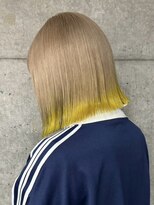 ソル オモテサンドウ 表参道 青山(SOL . OMOTESANDO)&nbsp;ミルクティーベージュダブルカラーインナーカラーハイライト