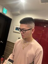 銀座マツナガ 神田店&nbsp;ブロース角刈りフェードカット短髪歯ブラシヘアー