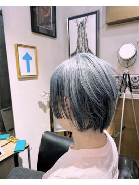 シキ(SIKI) 青みグレーカラー