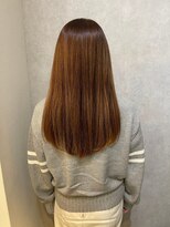 ウィスプ 赤羽店(wisp)&nbsp;秋の艶髪ストレート×髪質改善ケアカラー ブラウン#2