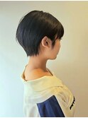 暗髪でも！似合うショート