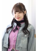 【高橋那月】20代30代40代◎リボンアレンジハーフアップ