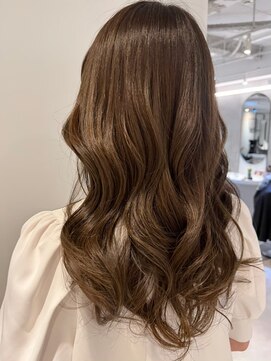 ジーナ 船橋(Zina) 髪質改善＊ロングレイヤーグレーベージュ＊美髪【Zina船橋】