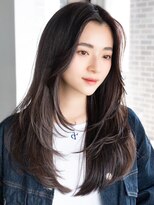 エインアンリー 明治神宮前(AIN.ANLY.)&nbsp;☆ホワイトグレージュミニウルフデジタルパーマチェリーブラウン