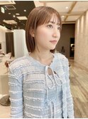 ミニボブ*切りっぱなしボブ*髪質改善*縮毛矯正*酸性ストレート