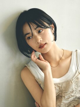 ソワネ 表参道(soigne) 表参道大人ショートボブ顔周りレイヤーカットくびれショート30代