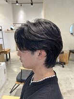 ビューバイネオリーブ 用賀店(Beau'r by neolive)&nbsp;ダークアッシュニュアンスパーマ韓国マッシュ《用賀》