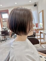 ラポール 南流山店(RAPPOR)&nbsp;大人ボブスタイル/ヘーゼルグレージュ/30代40代50代60代