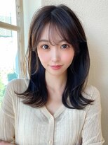 アフロート エル 錦糸町(AFLOAT L)&nbsp;小顔に見える前髪！くびれレイヤー × オリーブグレージュ