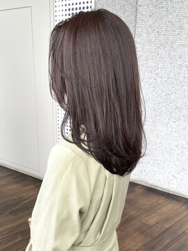 ザック ヴィ(ZACC  vie) ★透明感グレージュ/ワンカール/大人レイヤー/セミロング