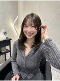 ミディアムレイヤー/大阪/梅田/茶屋町/マンツーマン/韓国/艶髪