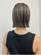 サンド 銀座(sand) 20代人気No.1ストンボブ/プレイングカラー/グレージュ