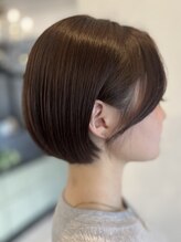 丸いシルエットが可愛い＊スッキリ丸みショート