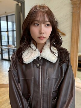 ファルファラ(farfara) 透明感ブラウンベージュ/レイヤーカット/艶髪